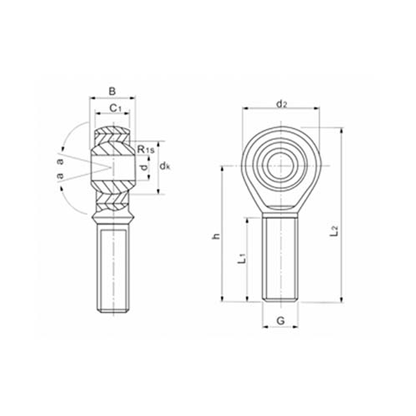 Шарнирный наконечник POS35C TECHNIX