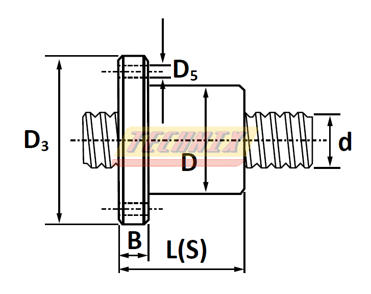 Винт ШВП SFU-R4010 L=300 см TECHNIX