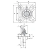 Подшипниковый узел UCF214 LIGHT TECHNIX