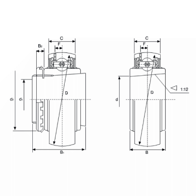 Подшипник UK218 TECHNIX