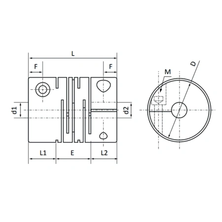 Муфта соединительная спиральная FC40-P2 TECHNIX