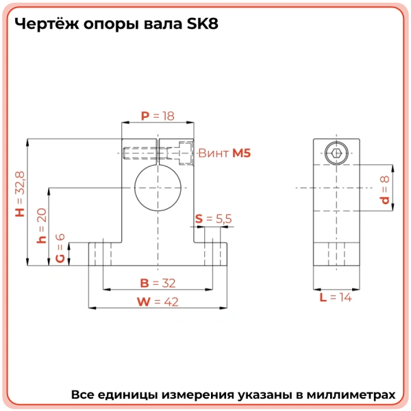 Опора SK08 TECHNIX