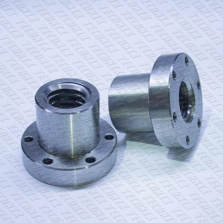 Гайка трапецеидальная с фланцем сталь SFR 12-3-D (диаметр 12 мм, шаг 3 мм) правая резьба TECHNIX PRO