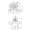 Подшипниковый узел UCPA204 LIGHT TECHNIX