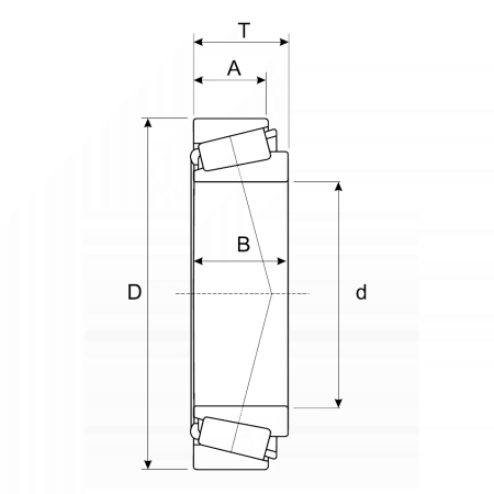 Подшипник 30696 роликовый TECHNIX