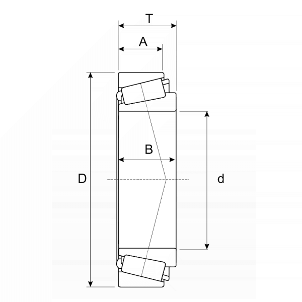 Подшипник 30696 роликовый TECHNIX