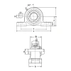 Подшипниковый узел UKP208 + H2308