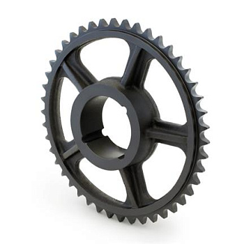 Звездочка со ступицей (чугун) под втулку тапербуш для цепи: 20B-1, Z=76, 1" 1/4 x 3/4" GS13076 TECHN