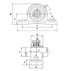 Подшипниковый узел UCP215 LIGHT TECHNIX