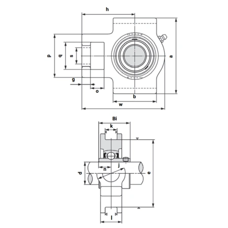 Подшипниковый узел UCT205 LIGHT TECHNIX