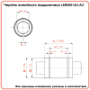 Линейный подшипник LME50-UU-AJ (KBS50100PP) TECHNIX
