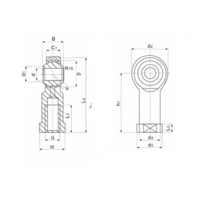 Шарнирный наконечник SI35C2RS TECHNIX