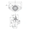 Подшипниковый узел UCFL206 TECHNIX