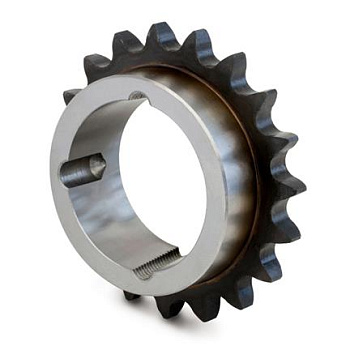 Звездочка под втулку тапербуш c калеными зубьями для цепи: 08B-1, Z=19, 1/2" (PHS 08B-1 TBH 19) TS09