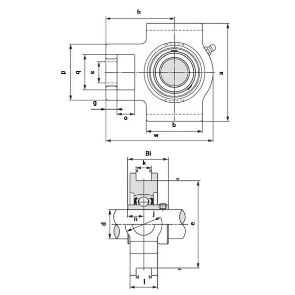 Подшипниковый узел UCT209 TECHNIX