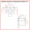 Линейный подшипник в сборе с корпусом SCS16-L-UU TECHNIX