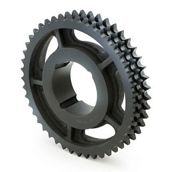 Звездочка со ступицей (чугун) под втулку тапербуш для цепи: 12B-3, Z=76, 3/4" x 7/16" GT11076 TECHNI