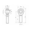 Шарнирный наконечник POS25ECL TECHNIX