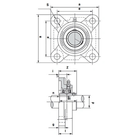 Подшипниковый узел UCF213 LIGHT TECHNIX