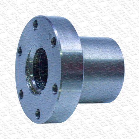 Гайка трапецеидальная с фланцем сталь SFR 12-3-D (диаметр 12 мм, шаг 3 мм) правая резьба TECHNIX PRO