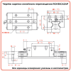 Каретка RGH35CAZAP (роликовая) TECHNIX