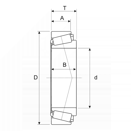 Подшипник 33020 роликовый TECHNIX