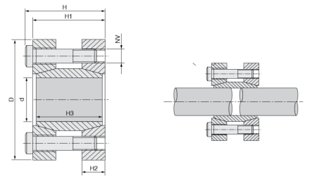 Зажимная втулка KLMM042 (PHF FX130-42x78) TECHNIX